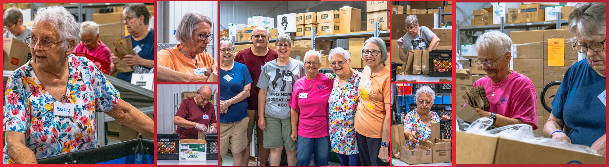 Volunteering at Kids Food Basket