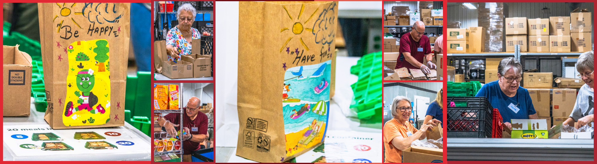 Volunteering at Kids Food Basket